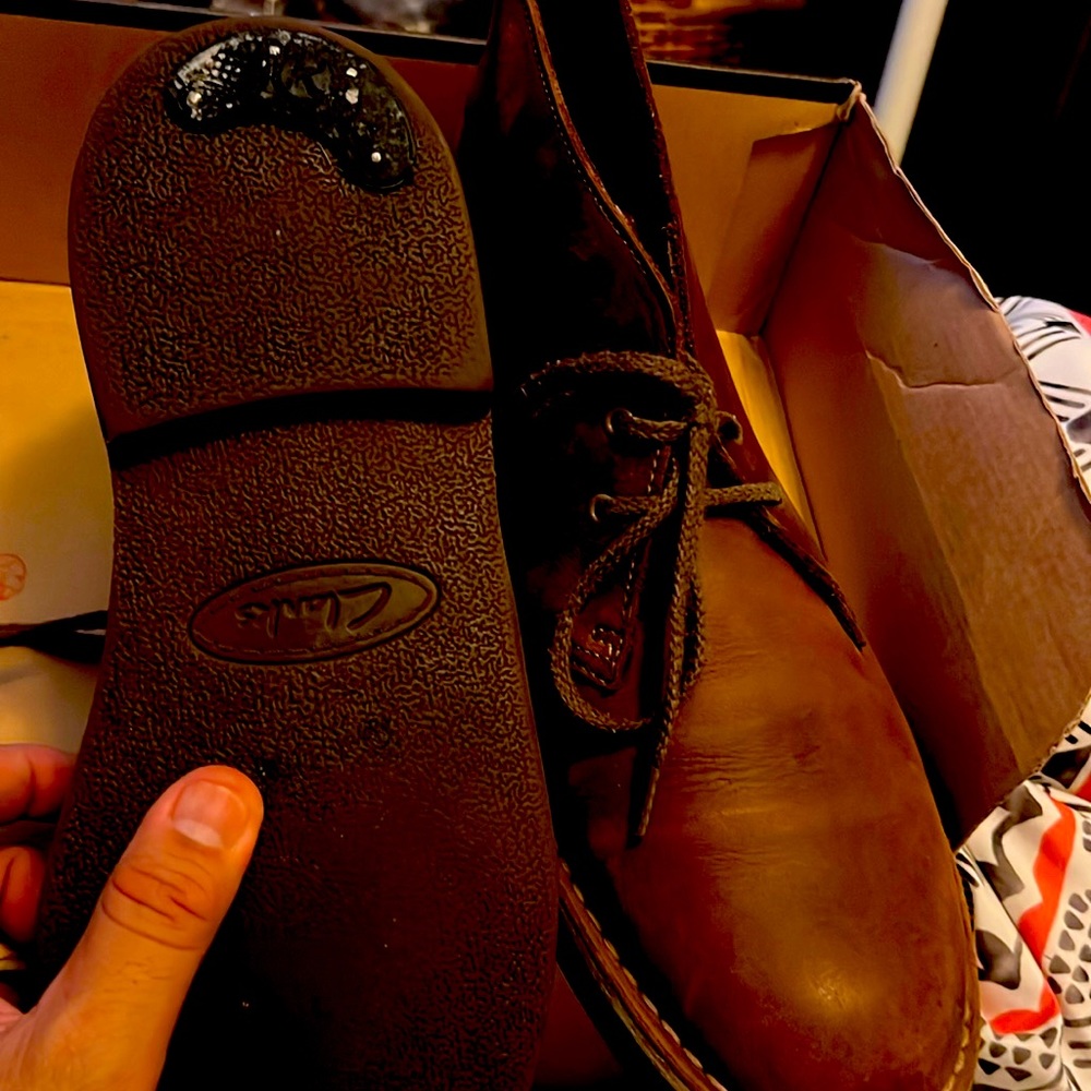 Men’s Clark’s half boots size 10